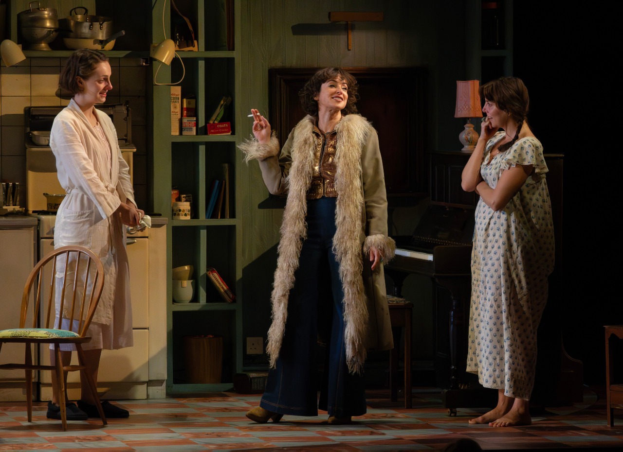 'THE HILLS OF CALIFORNIA':(left to right) Helena Wilson, Laura Donnelly & Ophelia Lovibond. Photo: Joan Marcus.