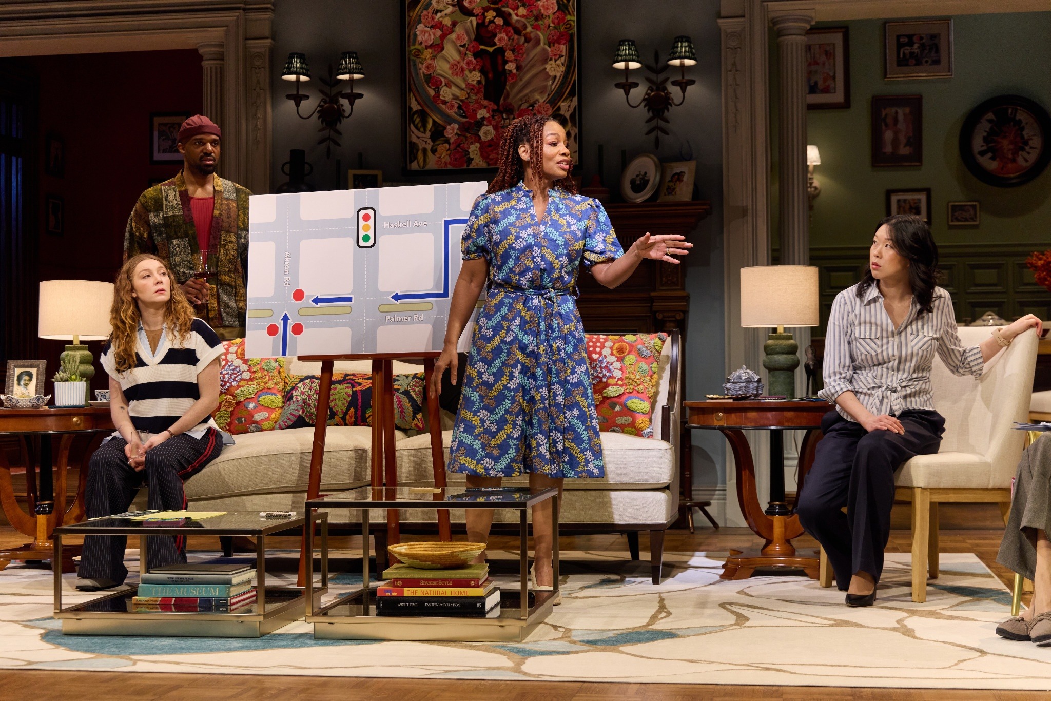 'THE BALUSTERS': Kayli Carter, Carl Clemons-Hopkins, Anika Noni Rose & Jeena Yi. Photo: Jeremy Daniel.